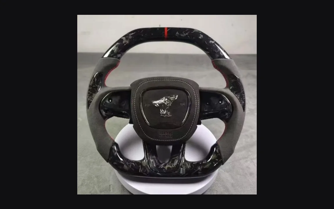 Dodge Alcantara Forged Carbon Steering Wheel
